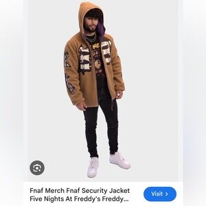 Brown Graphic Men's Jacket